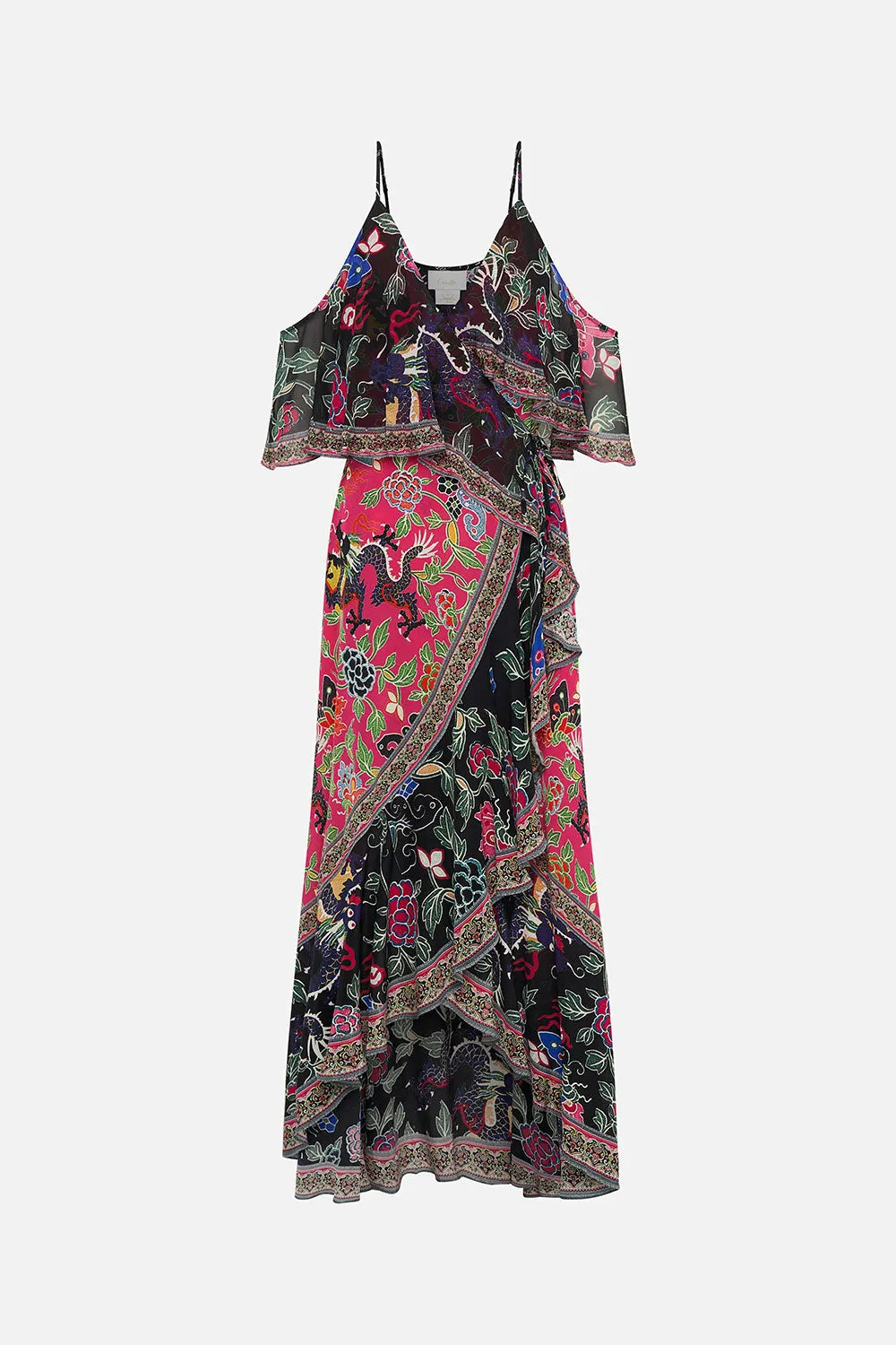 RUFFLE OVERLAYER WRAP DRESS TWILIGHTS TOKEN sold by Camilla product image thumbnail 3