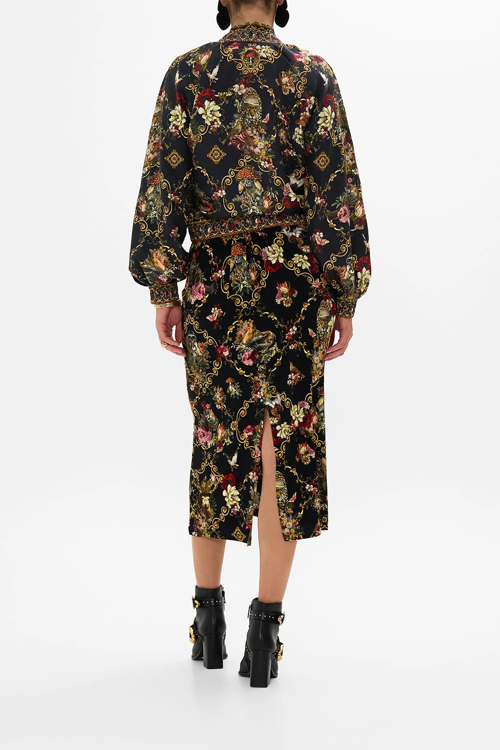 BLOUSON SLEEVE BOMBER TOLD IN THE TAPESTRY sold by Camilla product image thumbnail 2