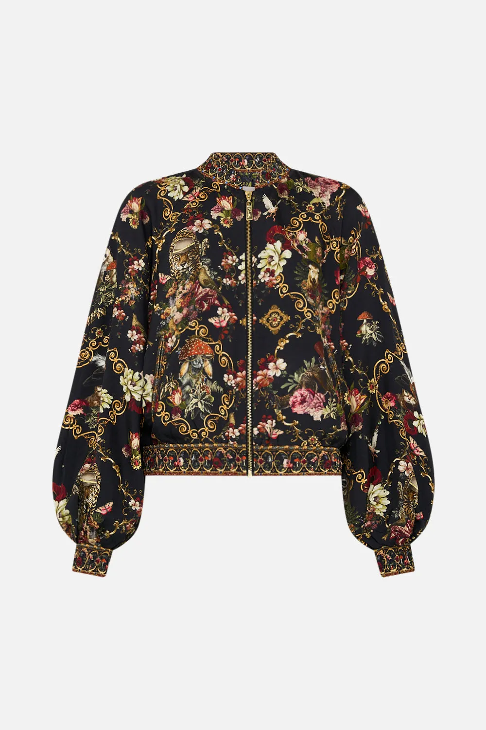 BLOUSON SLEEVE BOMBER TOLD IN THE TAPESTRY sold by Camilla product image thumbnail 3