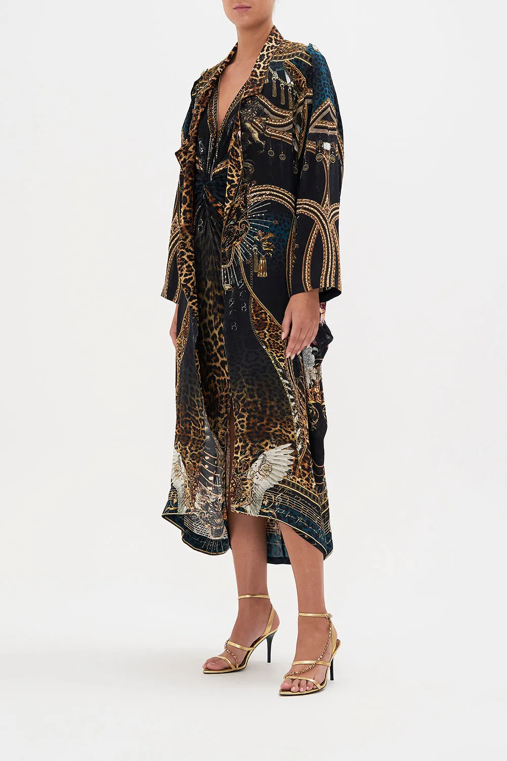 RELAXED PANEL COAT ROCKSTAR ROYALTY sold by Camilla product image thumbnail 4