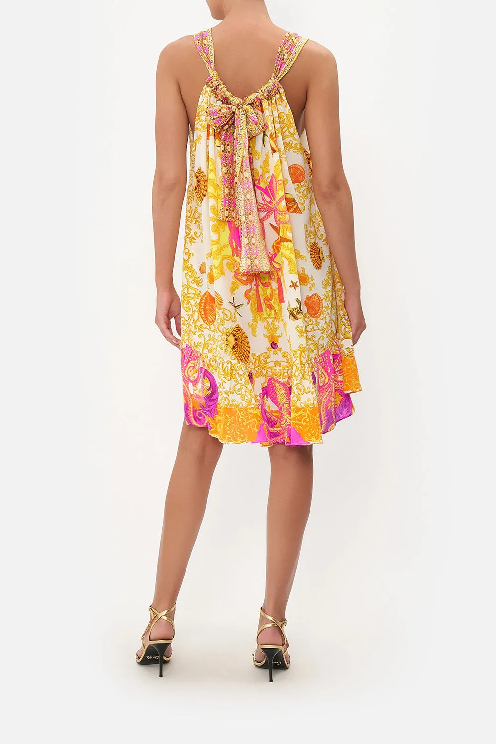 SHORT DRAWSTRING FRILL DRESS SQUID SQUAD sold by Camilla product image thumbnail 2