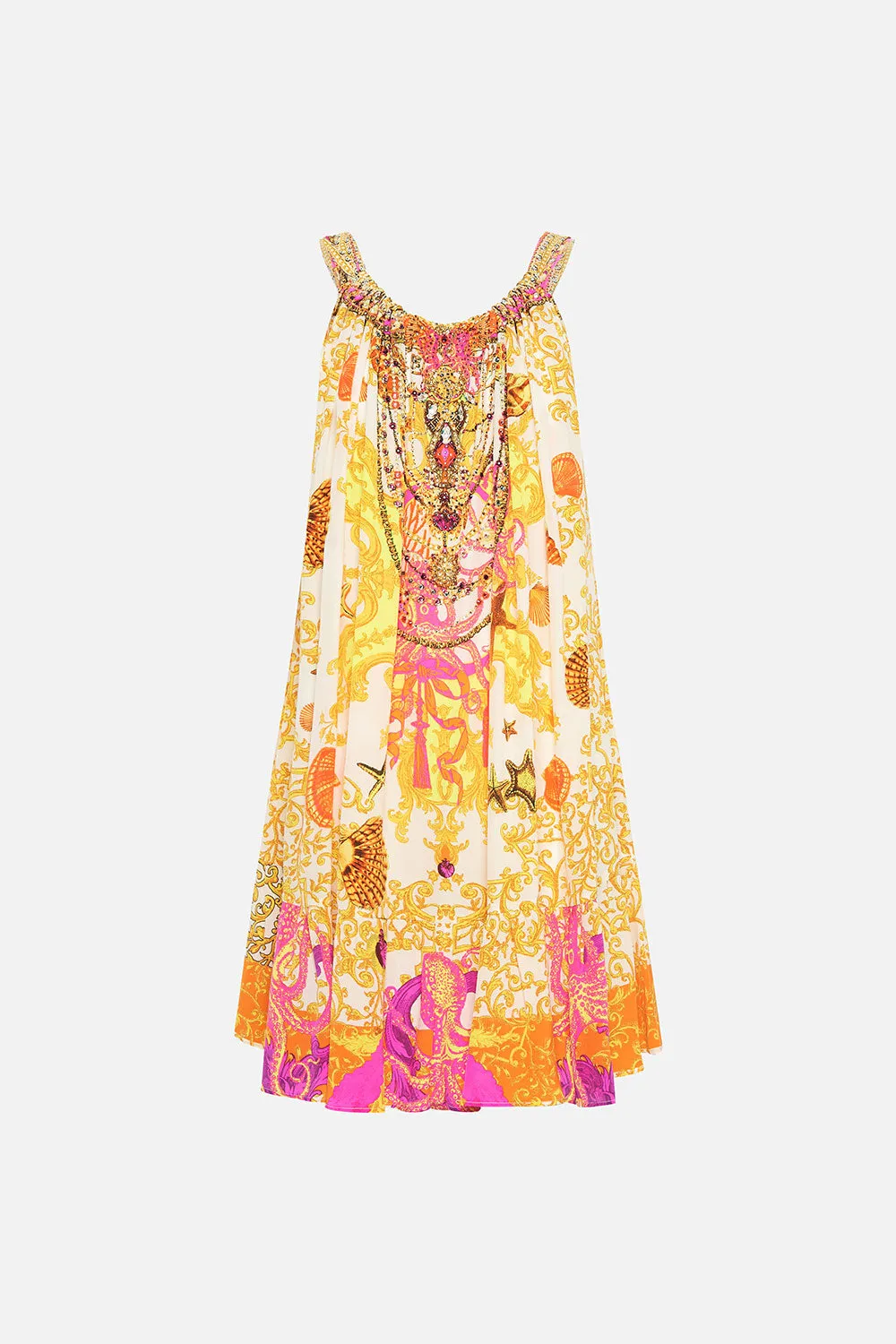 SHORT DRAWSTRING FRILL DRESS SQUID SQUAD sold by Camilla product image thumbnail 3