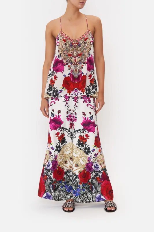 T BACK SHOESTRING TOP REIGN OF ROSES sold by Camilla