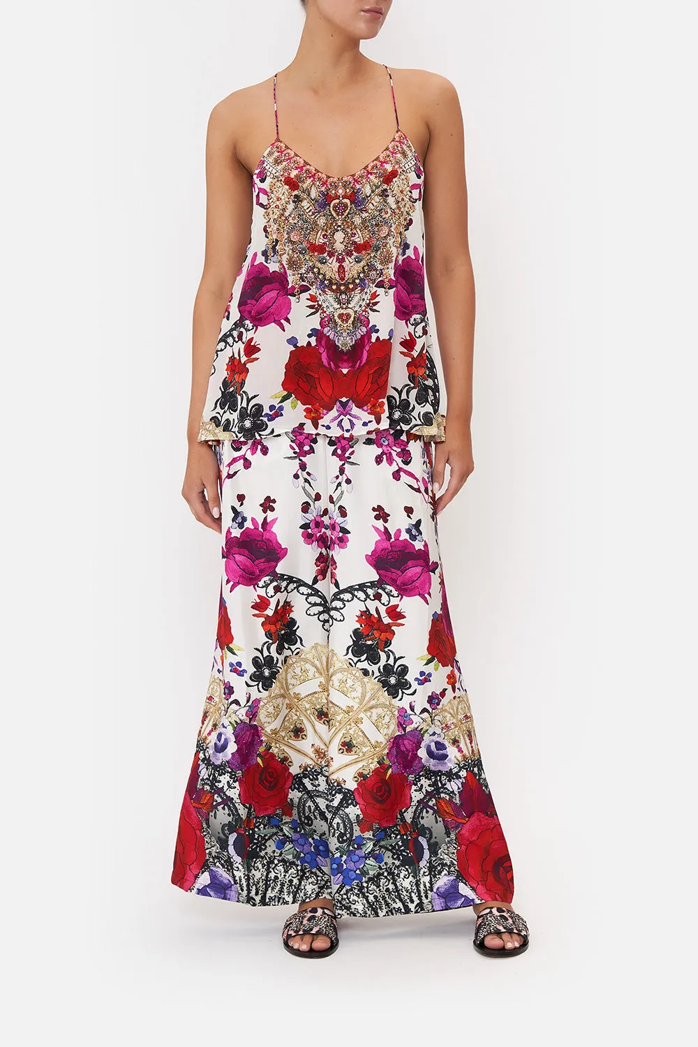 T BACK SHOESTRING TOP REIGN OF ROSES sold by Camilla