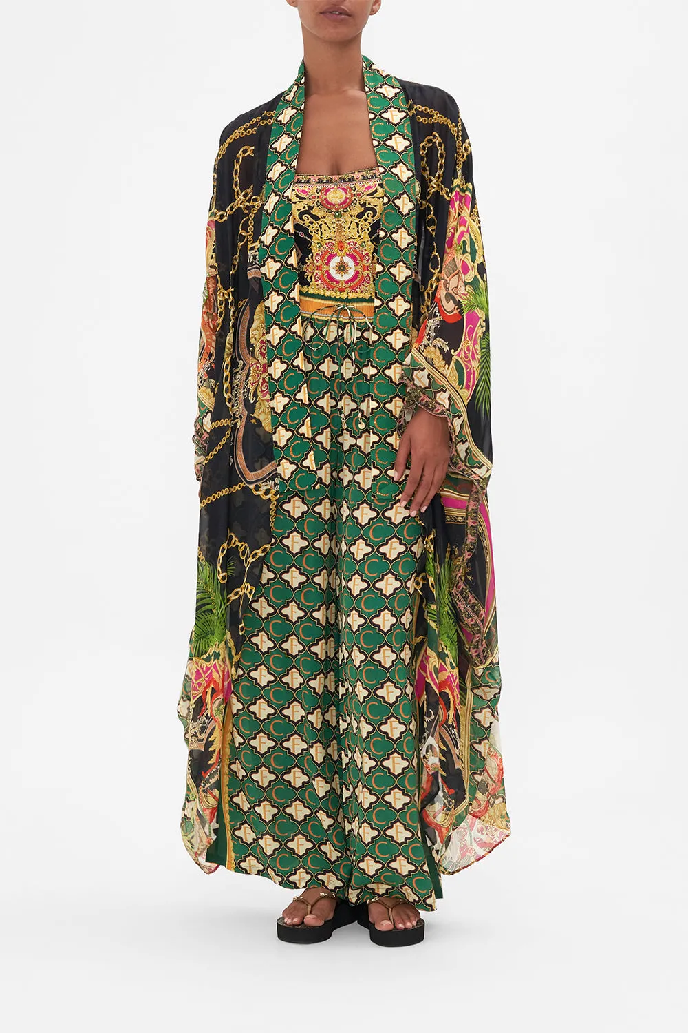 LAYER WITH KIMONO COLLAR JEALOUSY AND JEWELS sold by Camilla