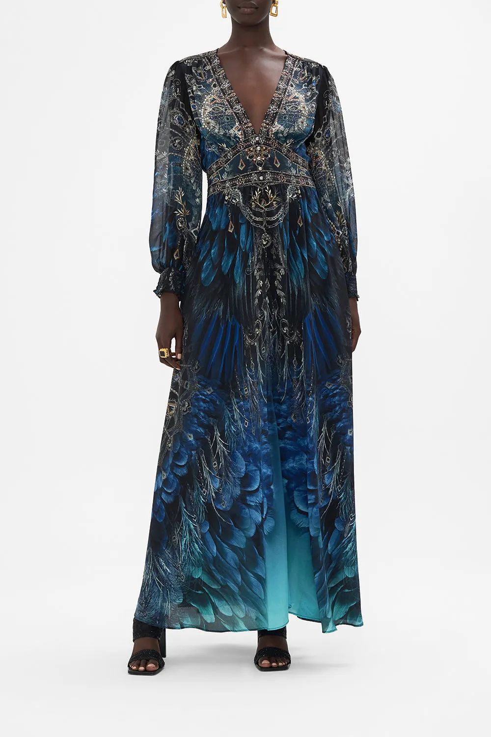 BUTTON DRESS WITH SHAPED WAISTBAND GROUND CONTROL sold by Camilla