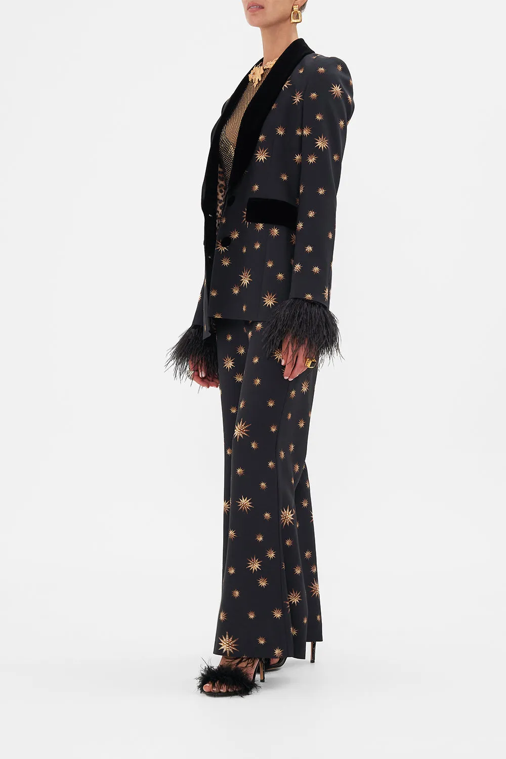 TAILORED SINGLE BREASTED JACKET SOUL OF A STAR GAZER sold by Camilla product image thumbnail 4