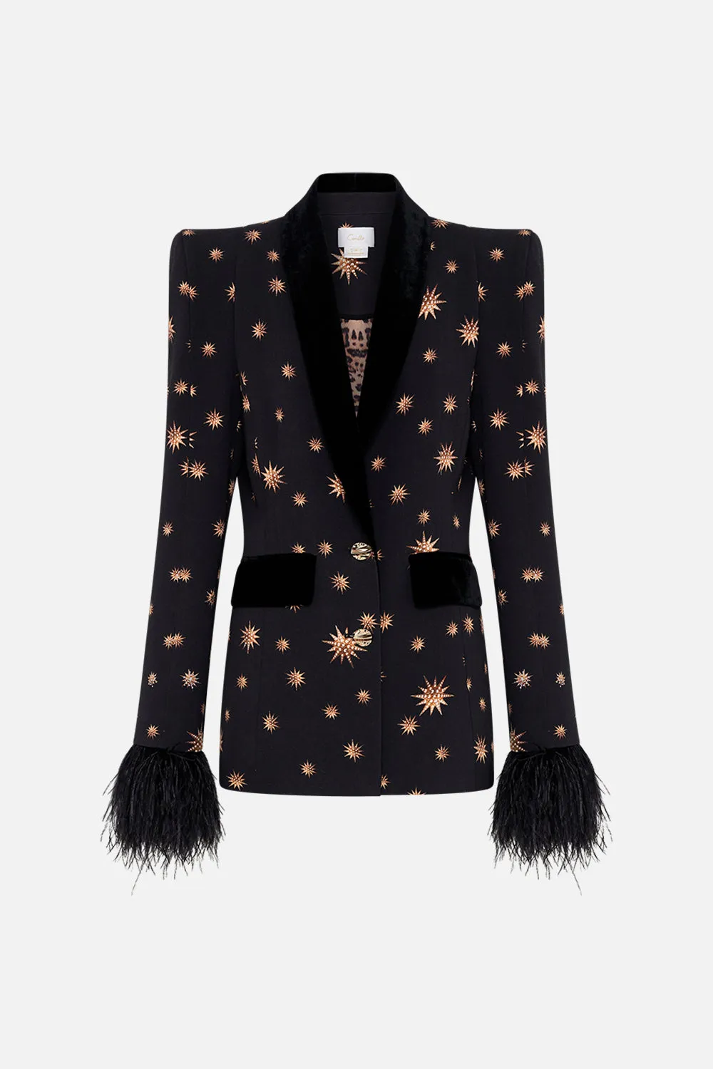 TAILORED SINGLE BREASTED JACKET SOUL OF A STAR GAZER sold by Camilla product image thumbnail 3