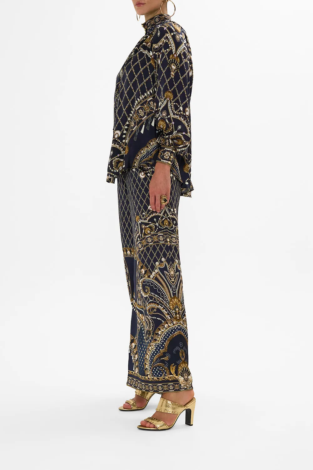 RAGLAN BUTTON UP SHIRT DANCE WITH THE DUKE sold by Camilla product image thumbnail 4