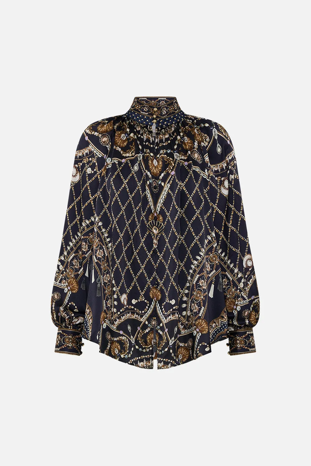 RAGLAN BUTTON UP SHIRT DANCE WITH THE DUKE sold by Camilla product image thumbnail 3