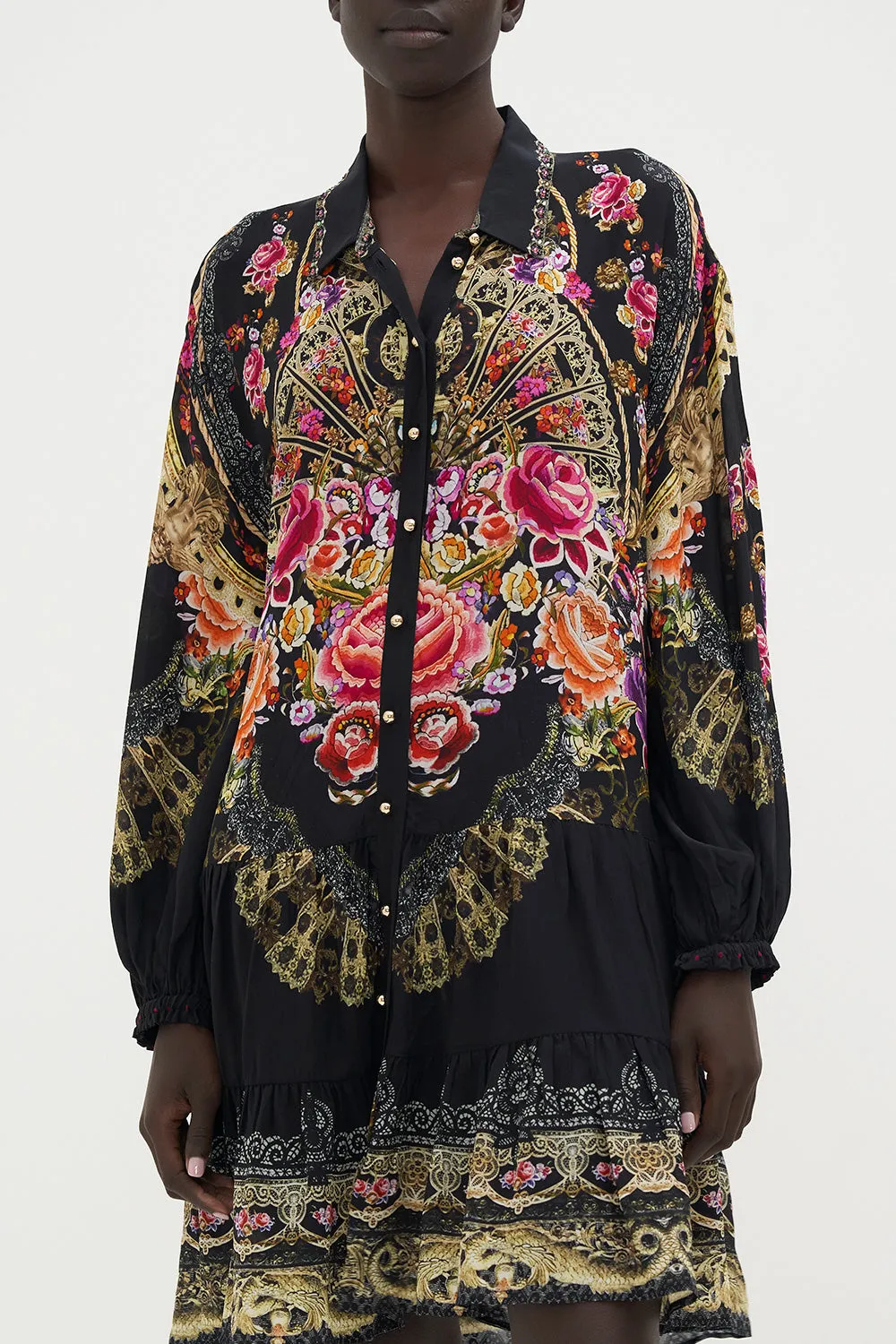 TIERED SHIRT DRESS DANCE WITH DUENDE sold by Camilla product image thumbnail 5