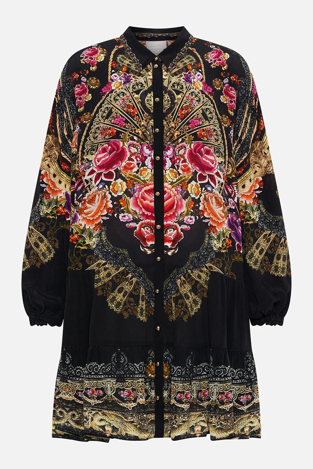 TIERED SHIRT DRESS DANCE WITH DUENDE sold by Camilla product image thumbnail 3