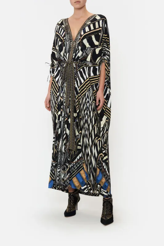 DRAWSTRING SLEEVE JERSEY DRESS KNIGHT OF THE WILD sold by Camilla