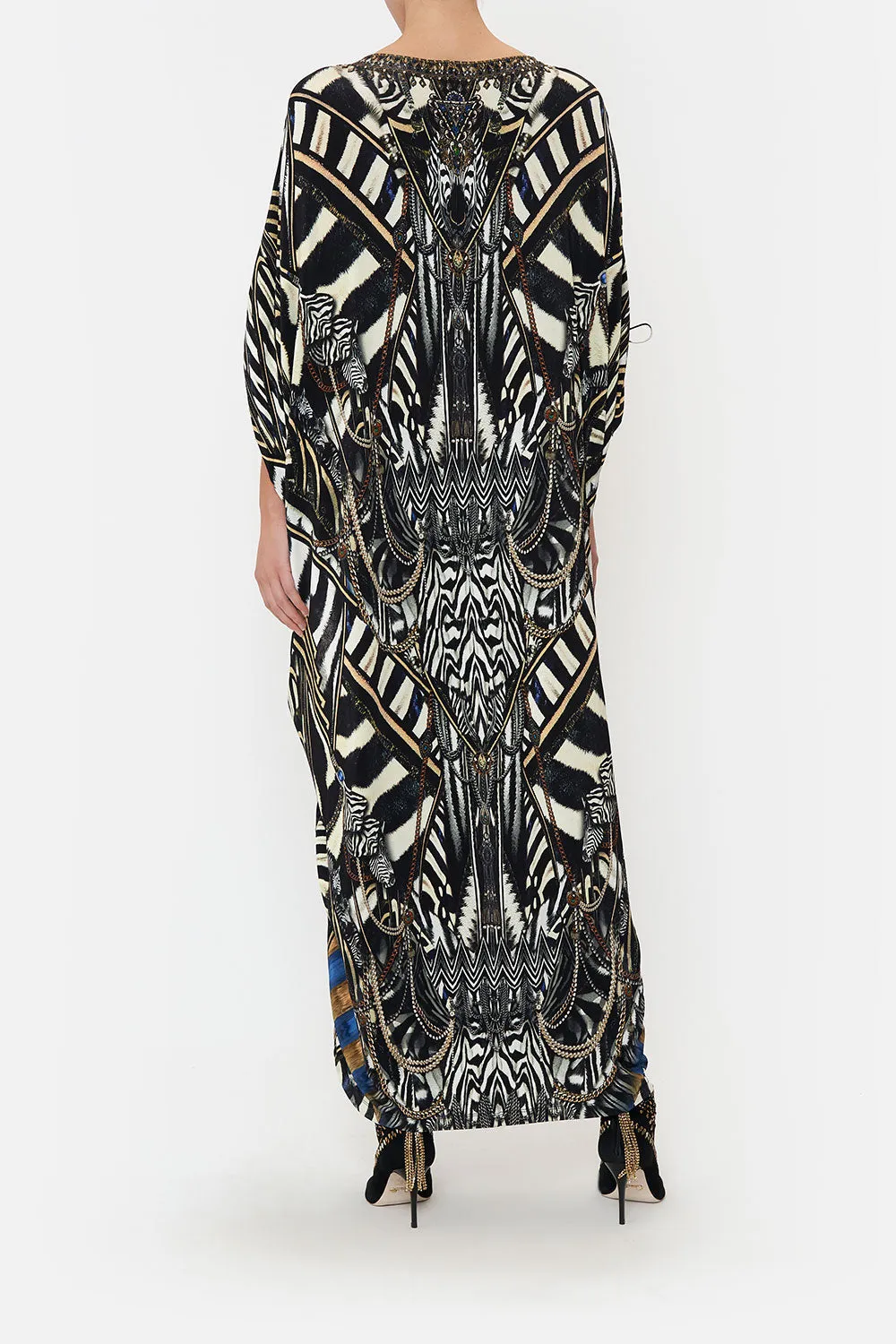 DRAWSTRING SLEEVE JERSEY DRESS KNIGHT OF THE WILD sold by Camilla product image thumbnail 2