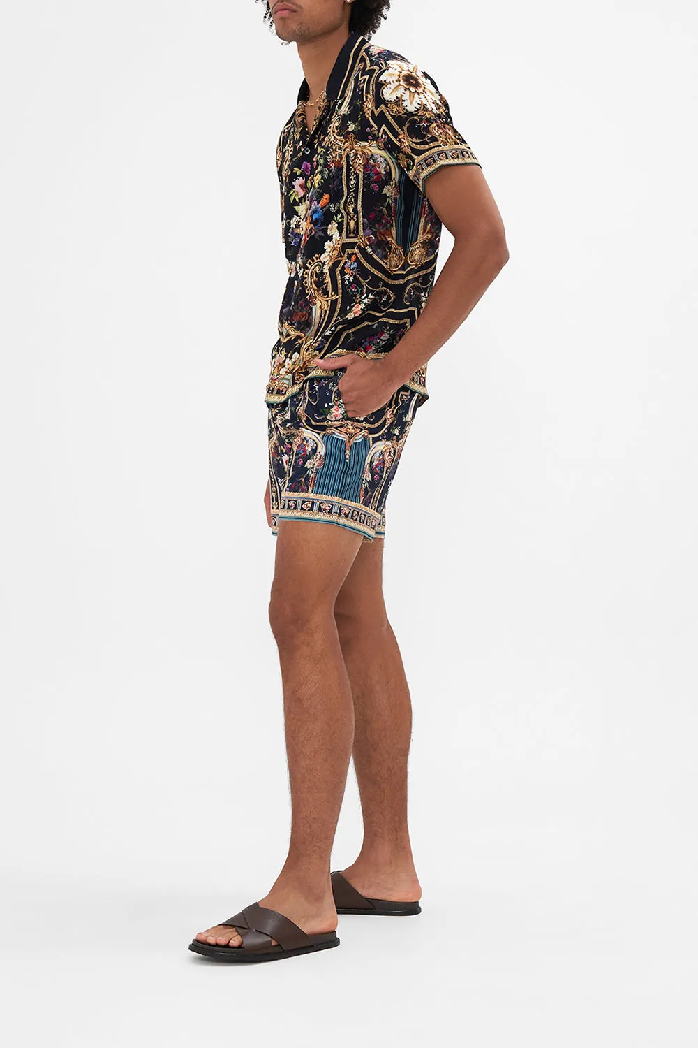 SHORT SLEEVE CAMP COLLARED SHIRT PLAY YOUR CARDS RIGHT sold by Camilla product image thumbnail 4