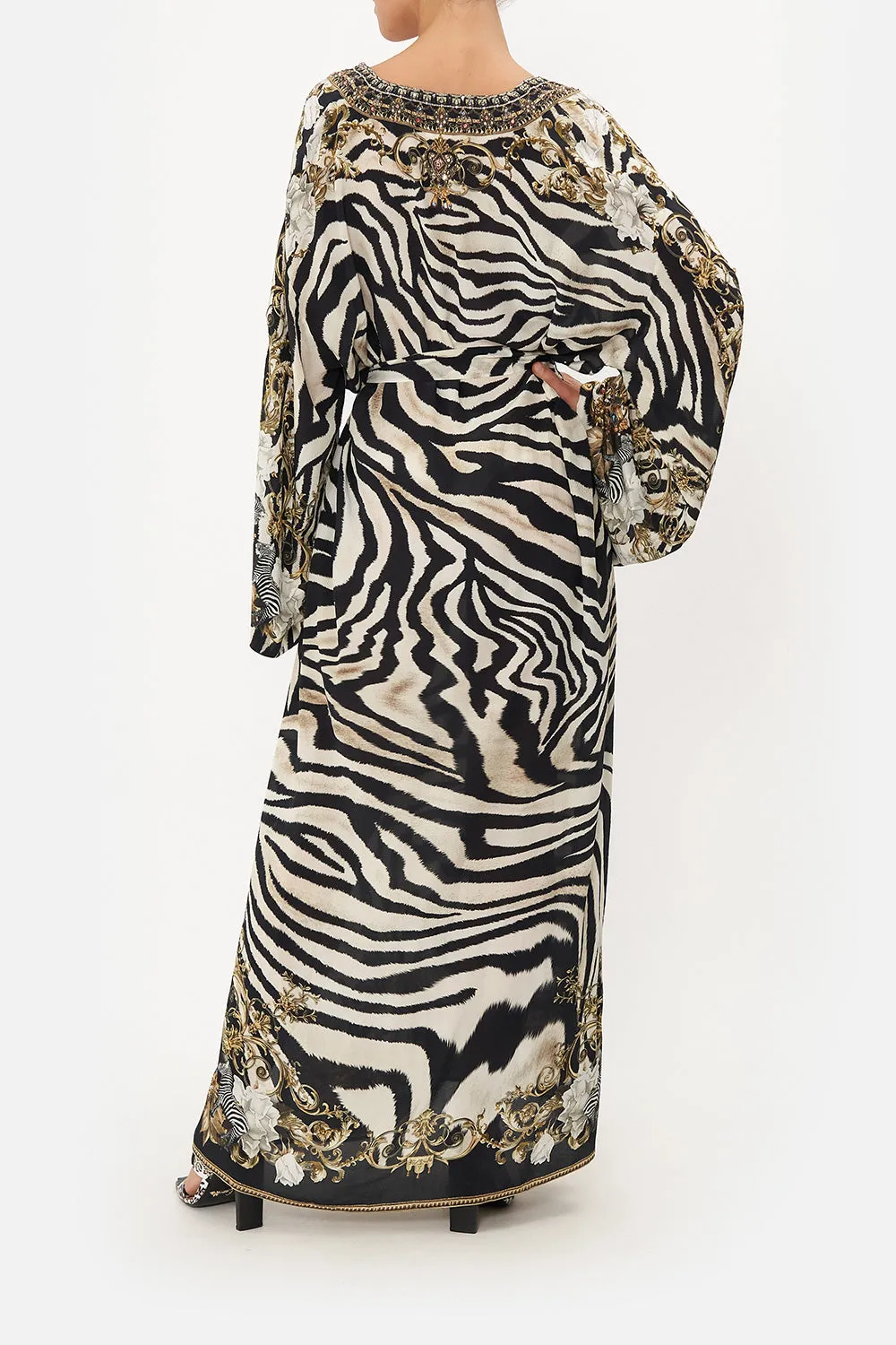 DEEP V KAFTAN WITH SLEEVE TABS EARN YOUR STRIPES sold by Camilla product image thumbnail 2