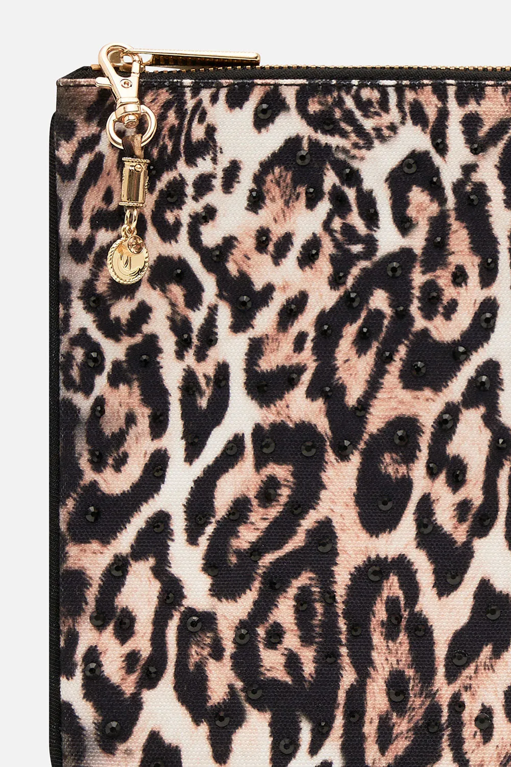 SMALL CANVAS CLUTCH COOL FOR CATS sold by Camilla product image thumbnail 2