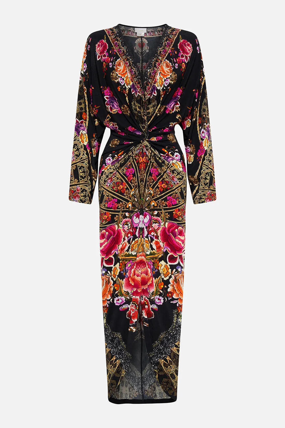 LONG SPLIT FRONT TWIST DRESS DANCE WITH DUENDE sold by Camilla product image thumbnail 3