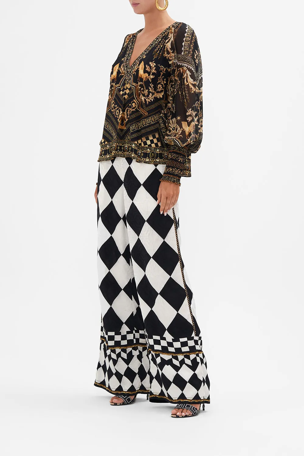 SHIRRED CUFF BLOUSE DUOMO DYNASTY sold by Camilla product image thumbnail 4