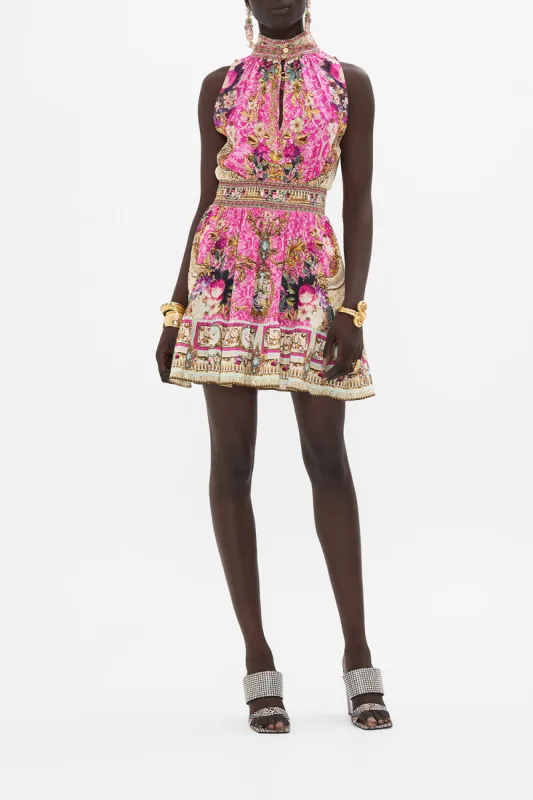 HIGH NECK SLEEVELESS MINI DRESS CALL OF THE CANAL sold by Camilla