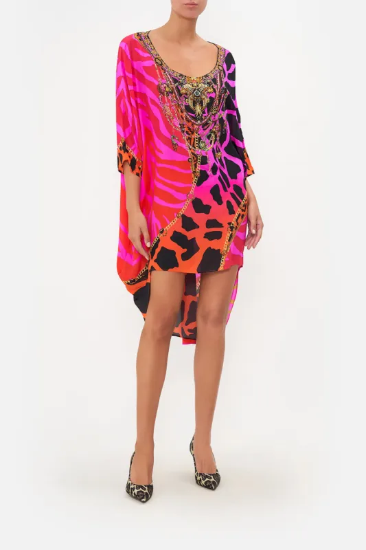 SCOOP BACK HEM DRESS ALWAYS CHANGE YOUR SPOTS sold by Camilla