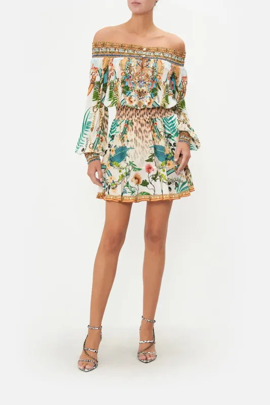 OFF SHOULDER SHORT DRESS ROYALTY LOYALTY sold by Camilla