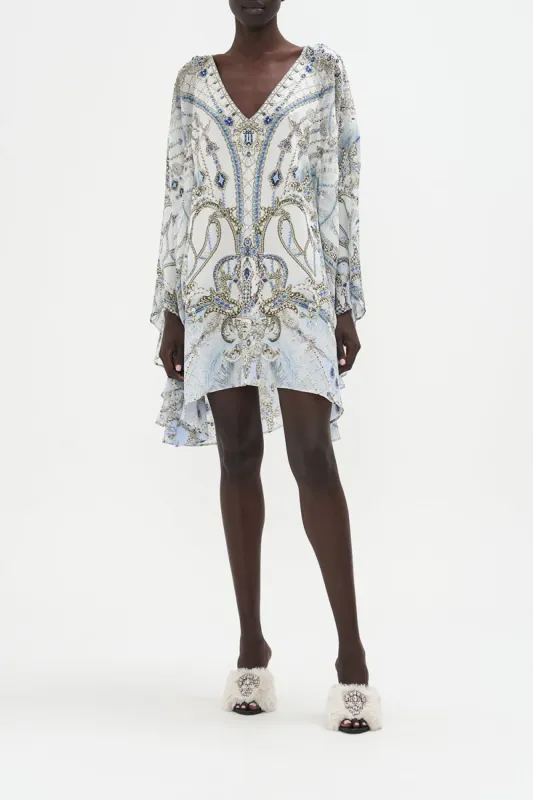 RAGLAN SLEEVE FLARED KAFTAN MOON AND BACK sold by Camilla