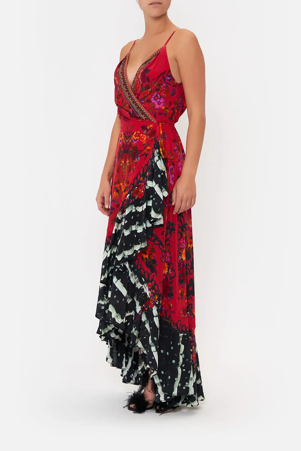 DRAPED FRONT WRAP DRESS VIEW FROM THE VEIL sold by Camilla product image thumbnail 4