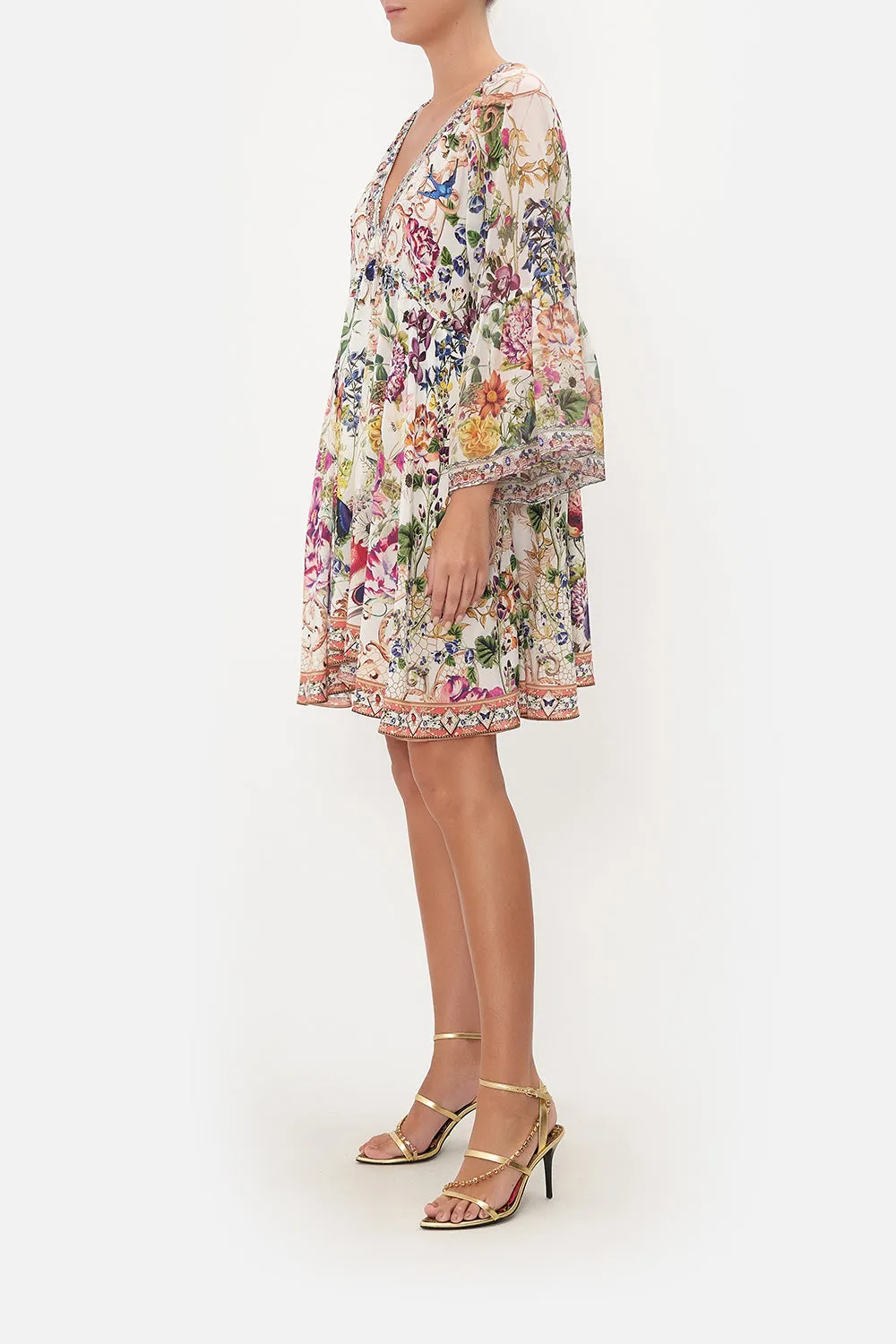 A-LINE RUFFLE SLEEVE DRESS QUEENS BEE HIVE sold by Camilla product image thumbnail 4