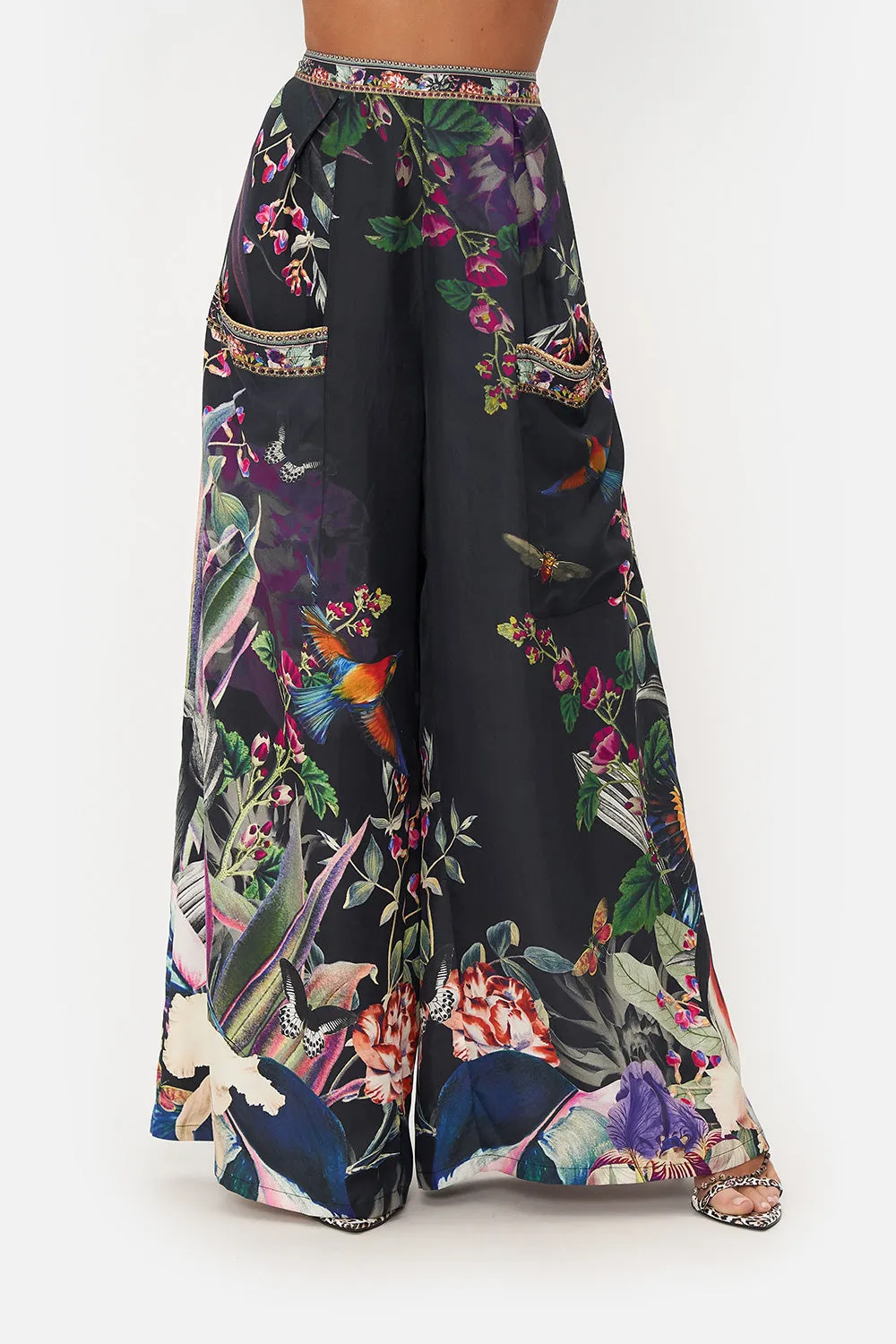 WIDE LEG TROUSER WITH FRONT POCKETS PARADISO PLACE sold by Camilla product image thumbnail 5