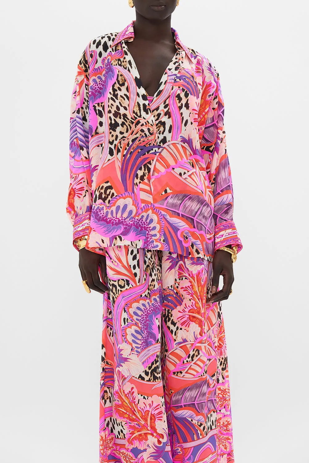 WING COLLAR BLOUSE VIOLA VINTAGE sold by Camilla product image thumbnail 5