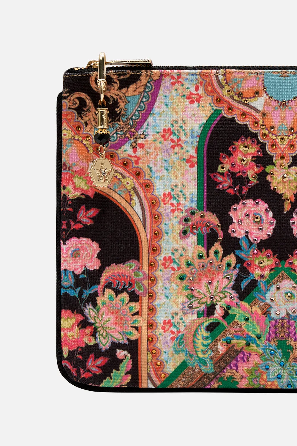 SMALL CANVAS CLUTCH SUNDOWNERS IN SICILY sold by Camilla product image thumbnail 3