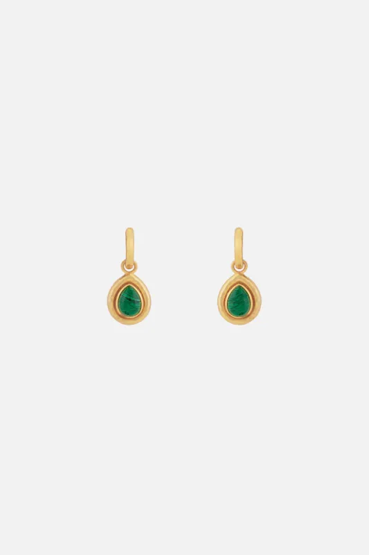 INES MALACHITE EARRINGS MULTI sold by Camilla