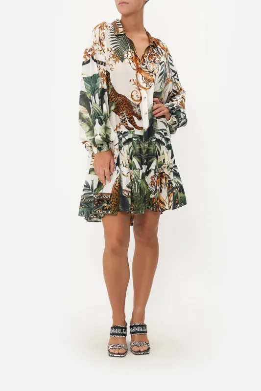 TIERED SHIRT DRESS TIGER TRAP sold by Camilla