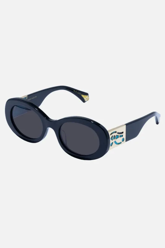 SAND STORM SUNGLASSES SOLID BLACK sold by Camilla