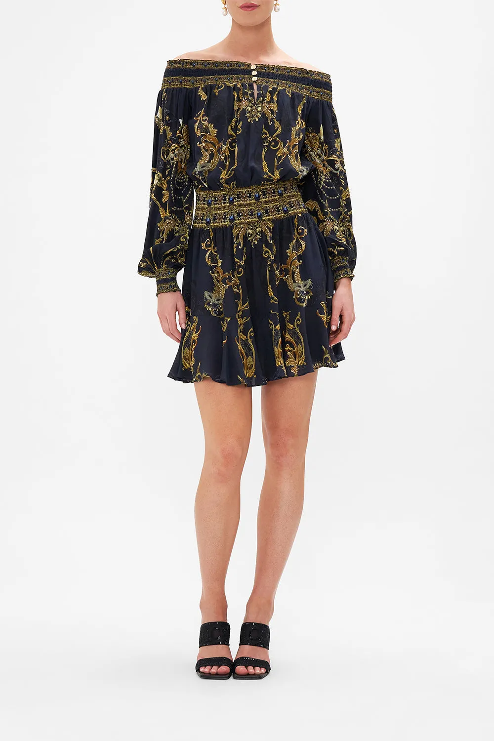 OFF SHOULDER SHORT DRESS MOONLIGHT MELODIES sold by Camilla