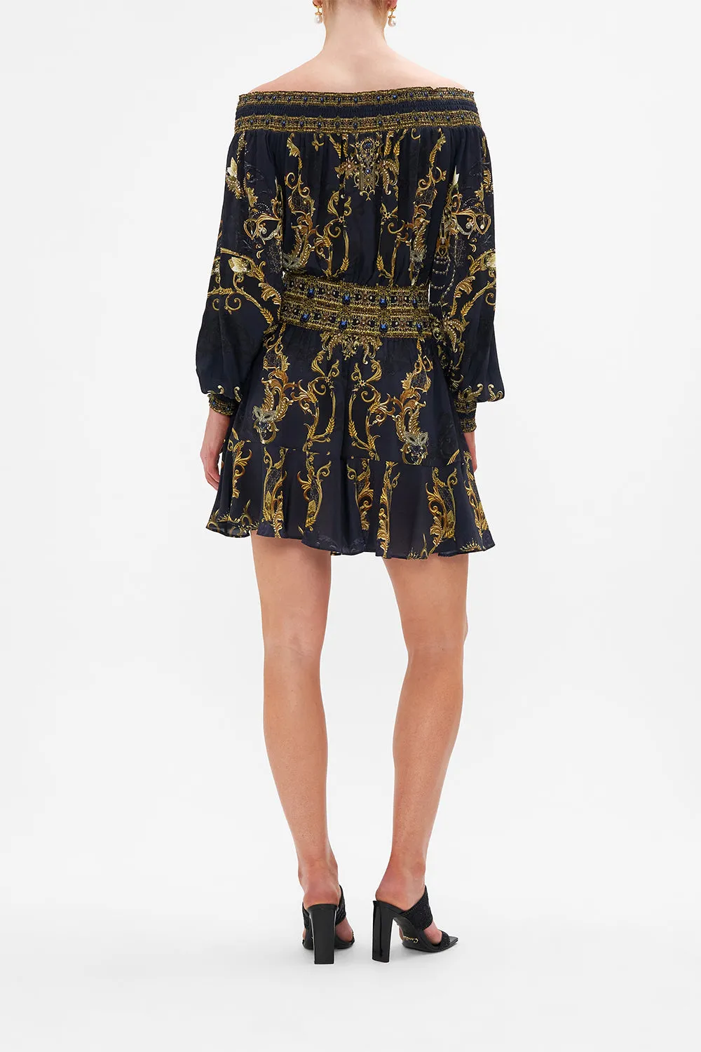 OFF SHOULDER SHORT DRESS MOONLIGHT MELODIES sold by Camilla product image thumbnail 2