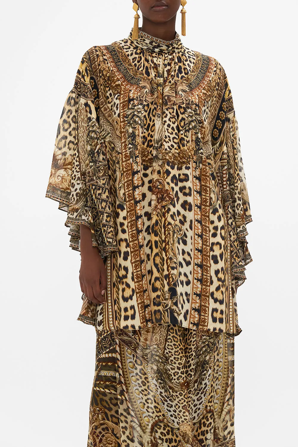 HIGH NECK RUFFLE SLEEVE BLOUSE STANDING OVATION sold by Camilla product image thumbnail 5