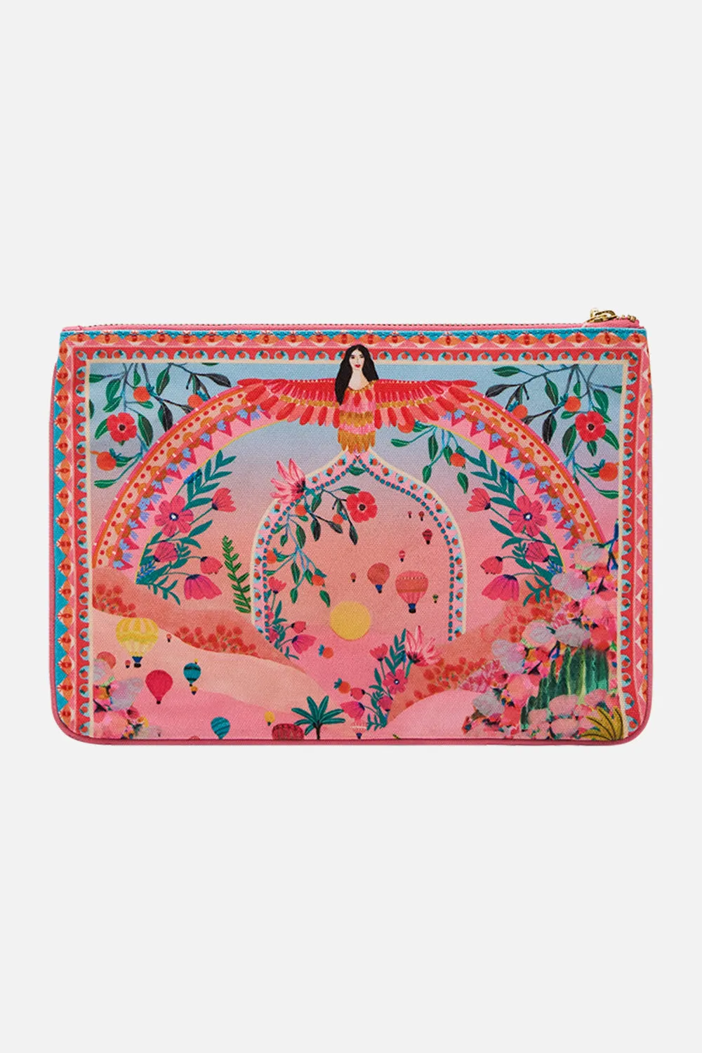 SMALL CANVAS CLUTCH SISTER SUNSET sold by Camilla product image thumbnail 3