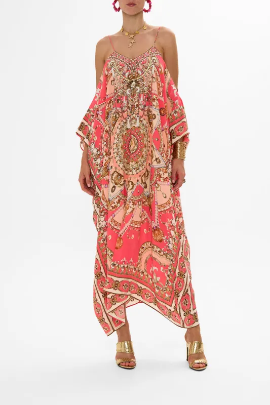SHOESTRING STRAP KAFTAN SHELL GAMES sold by Camilla