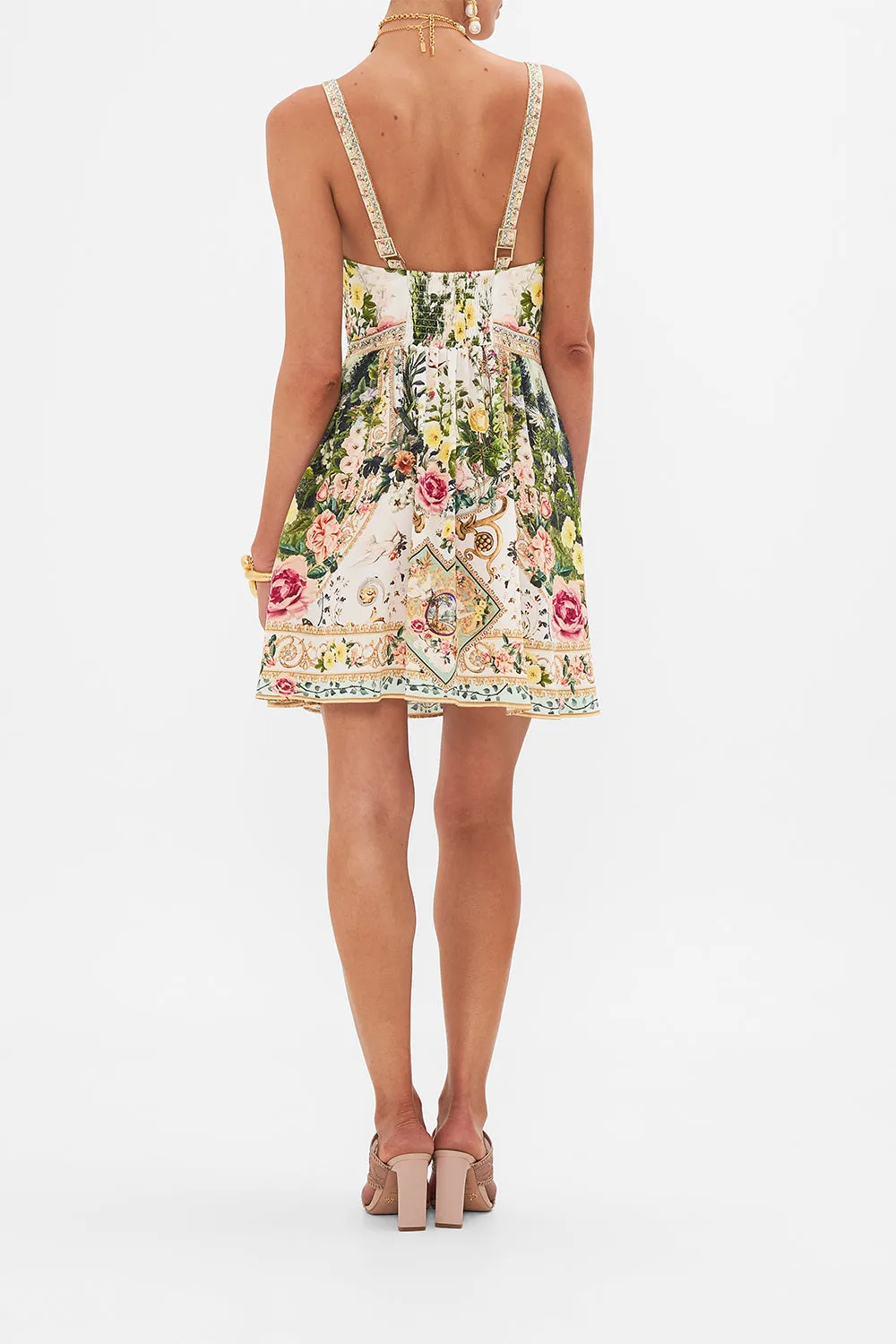 SHORT V NECK CUTOUT DRESS RENAISSANCE ROMANCE sold by Camilla product image thumbnail 2