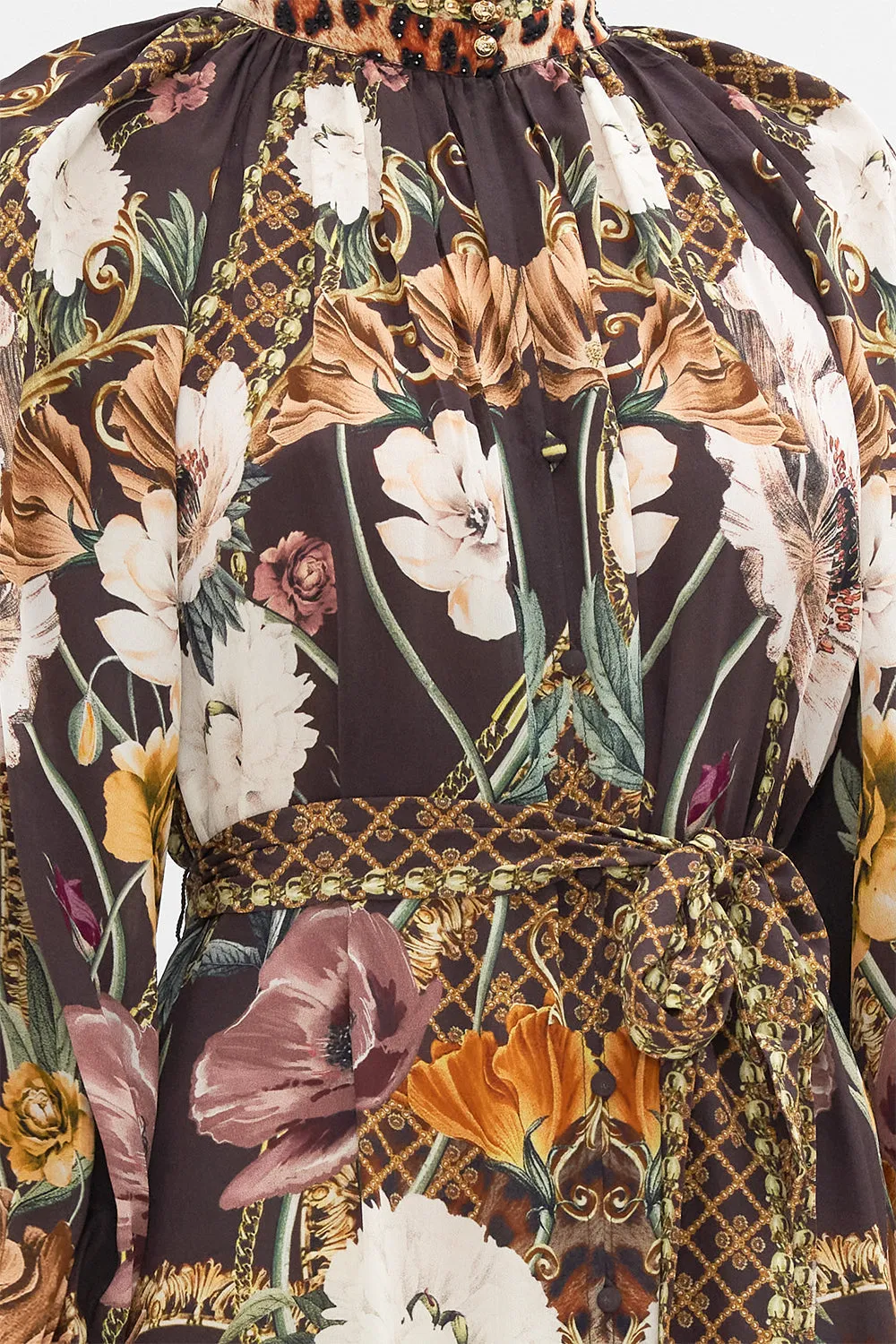 RAGLAN SLEEVE MIDI SHIRT DRESS WAVE YOUR WAND sold by Camilla product image thumbnail 5