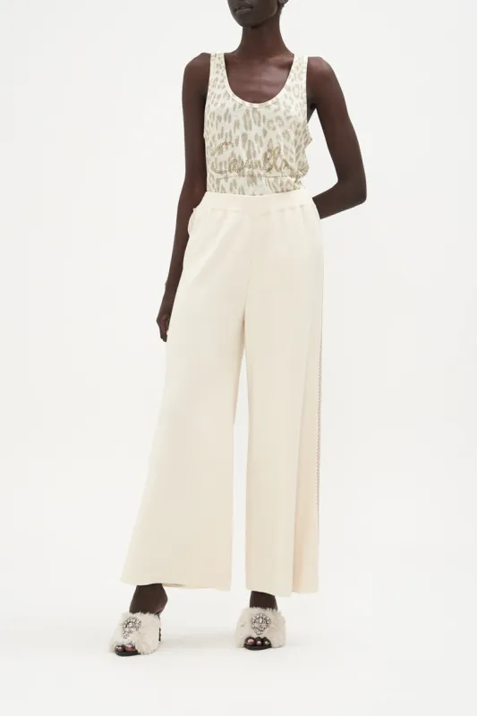 COTTON CASHMERE FLARE PANT CAT NAP sold by Camilla