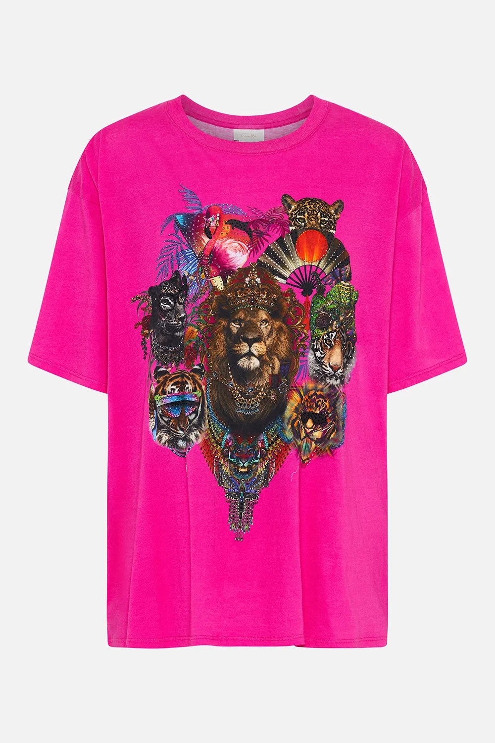 OVERSIZE BAND TEE WRITINGS ON THE WALL sold by Camilla product image thumbnail 3