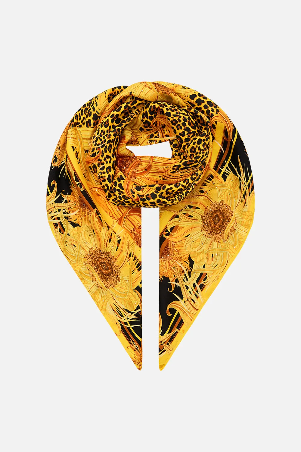 LARGE SQUARE SCARF MAKE ME YOUR MASTERPIECE sold by Camilla