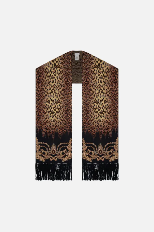 JACQUARD SCARF WITH FRINGING JUNGLE DREAMING sold by Camilla