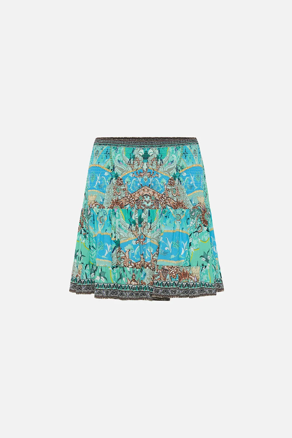 SHORT SHIRRED SKIRT TURN BACK TIME sold by Camilla product image thumbnail 3