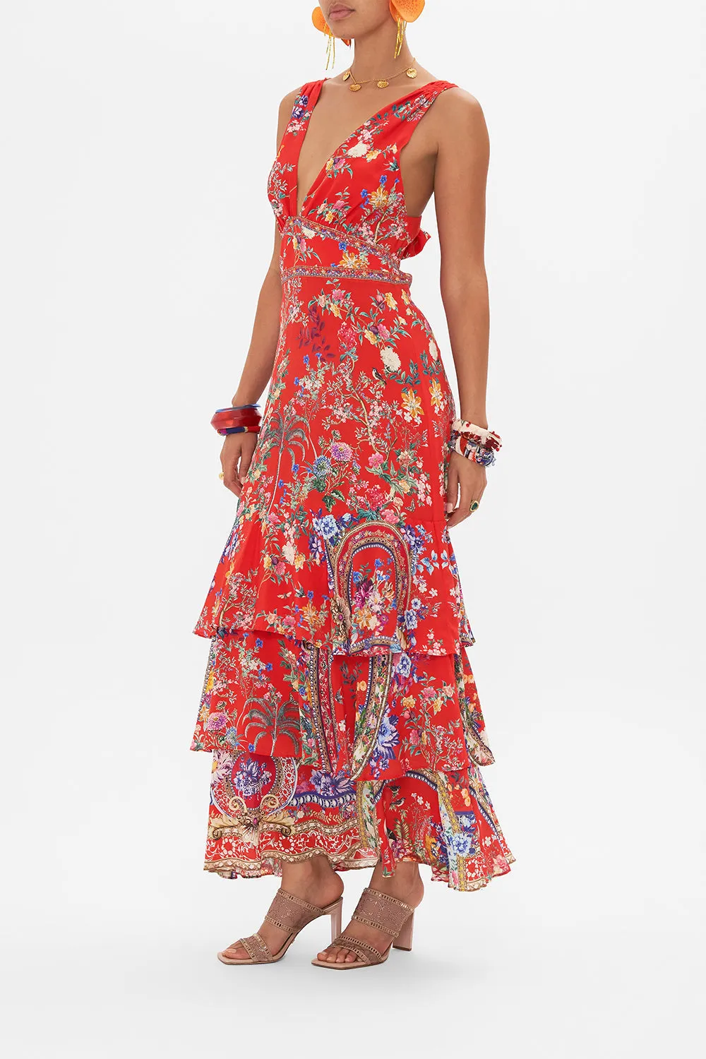 TIERED RUFFLE HEM DRESS THE SUMMER PALACE sold by Camilla product image thumbnail 4