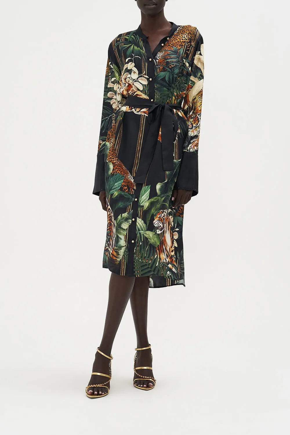 OPEN BACK SHIRT DRESS EASY TIGER sold by Camilla