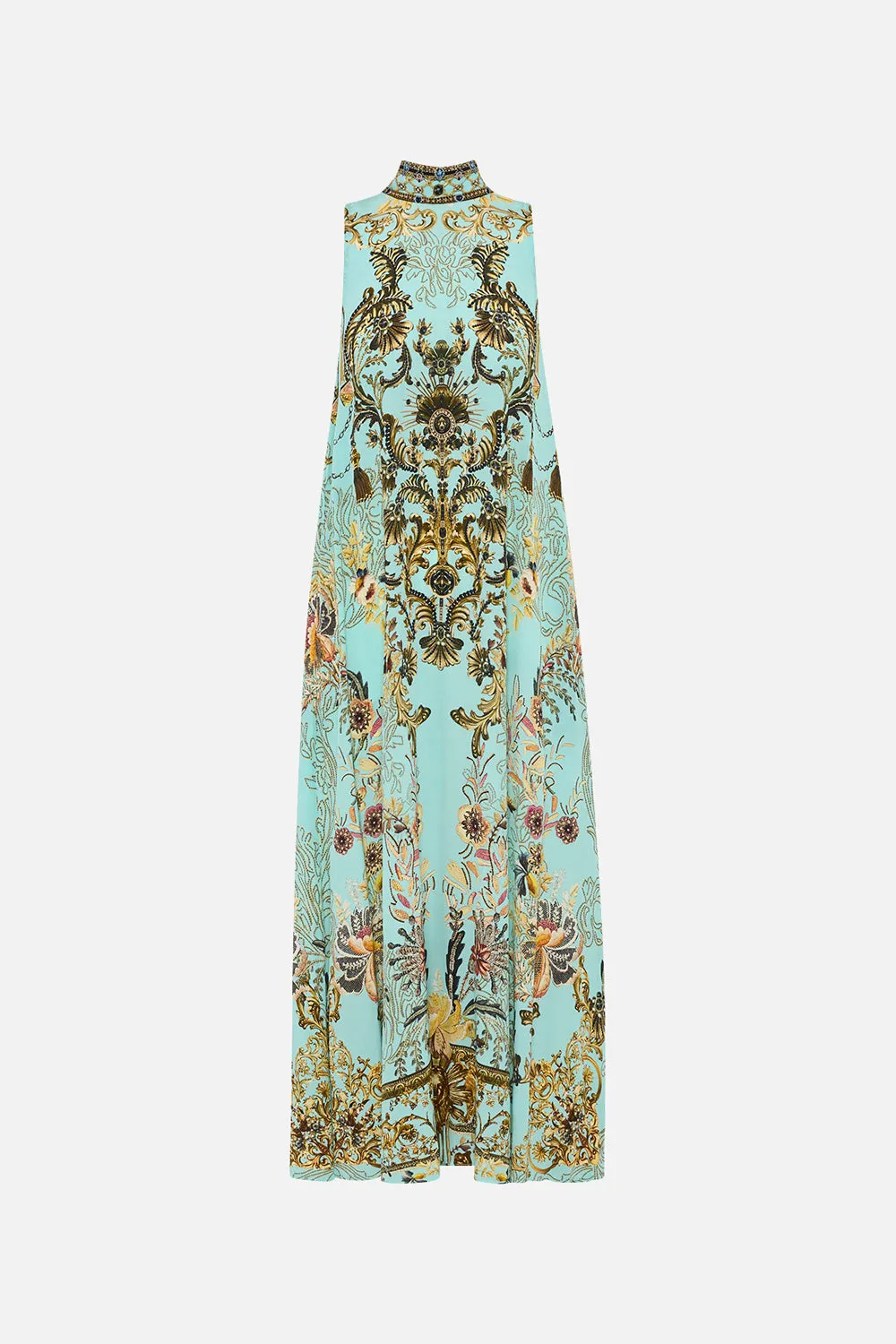 HIGH NECK DRESS WITH BACK NECK TIE ADIEU YESTERDAY sold by Camilla product image thumbnail 3